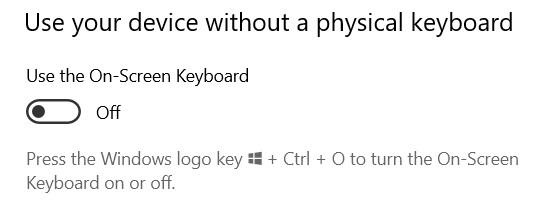 On Screen keyboard 