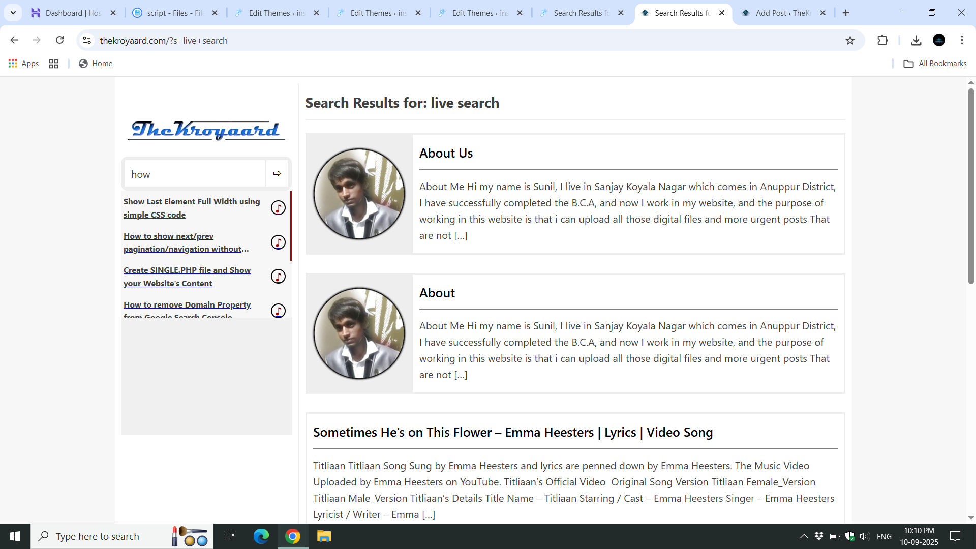 live-search